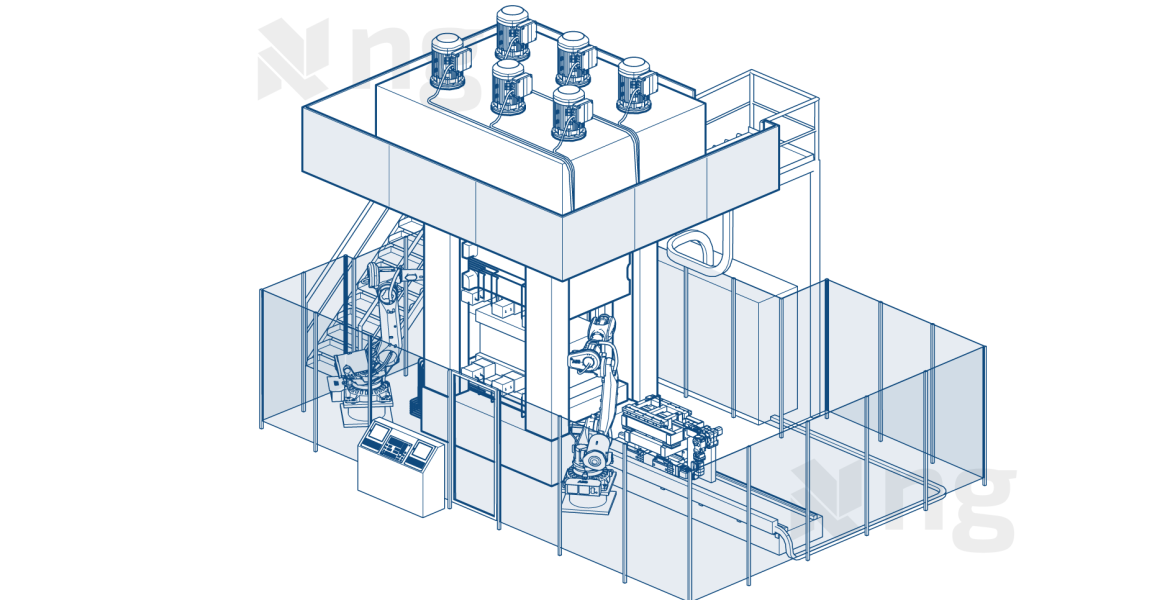 Four Column Hydraulic Press Ng Engineering
